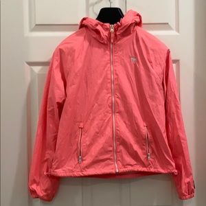 Hot neon pink windbreaker